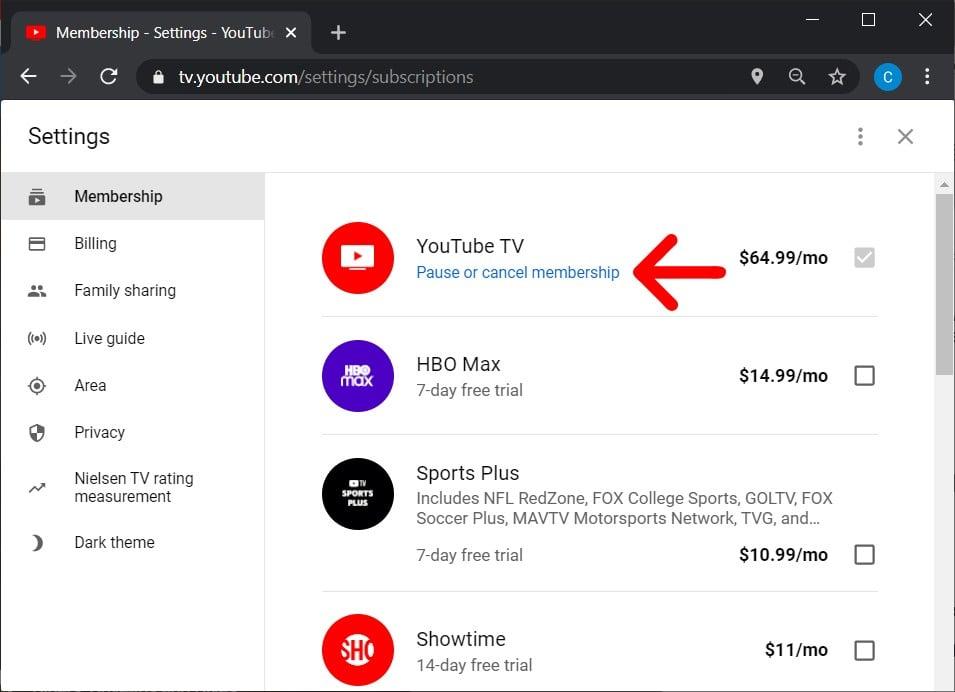 Step-by-Step Guide to Canceling Your YouTube TV Subscription