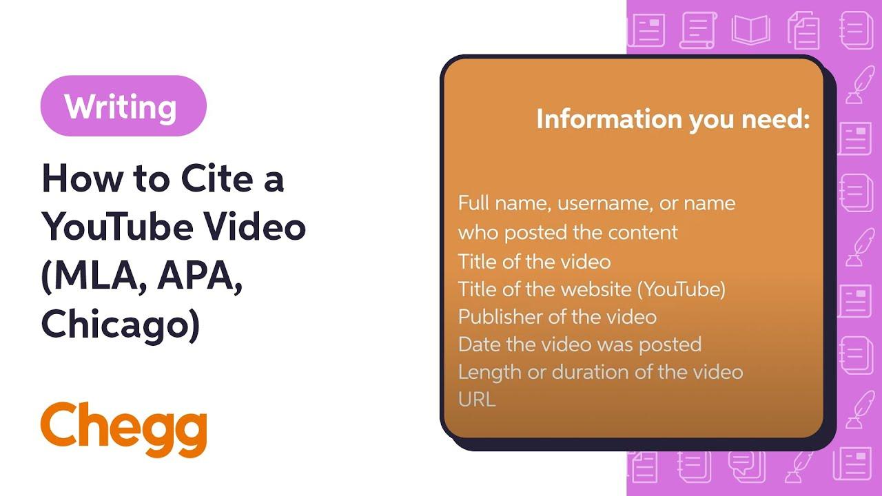 Mastering the Art of Citing YouTube Videos with Ease