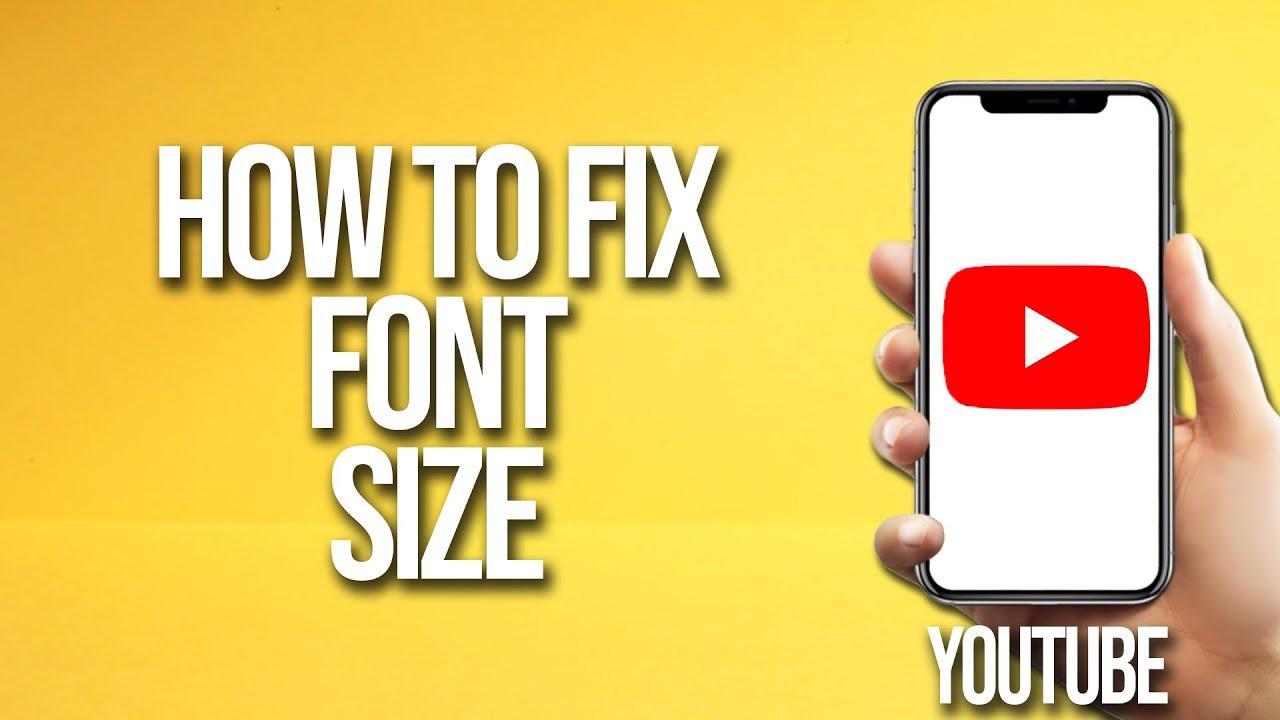 “Why Did YouTube’s Font Size Suddenly Shift?”  

(54 characters)