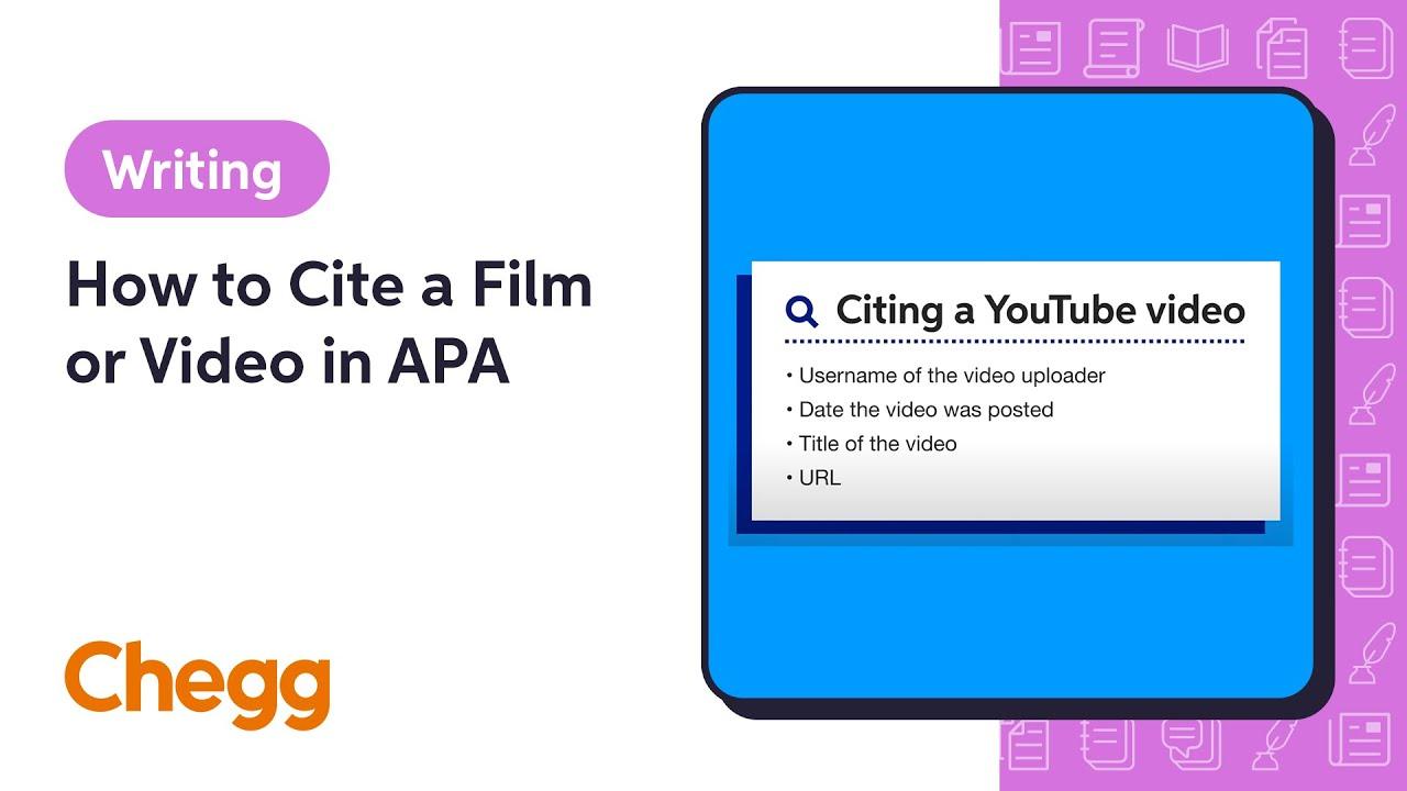 Understanding the Basics of APA Citation for YouTube Videos