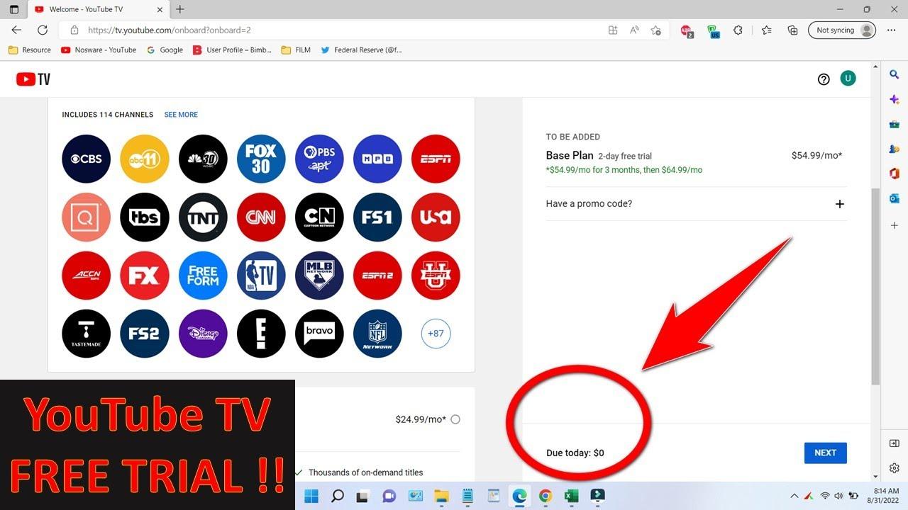 Understanding ​the YouTube TV⁢ Free Trial Duration