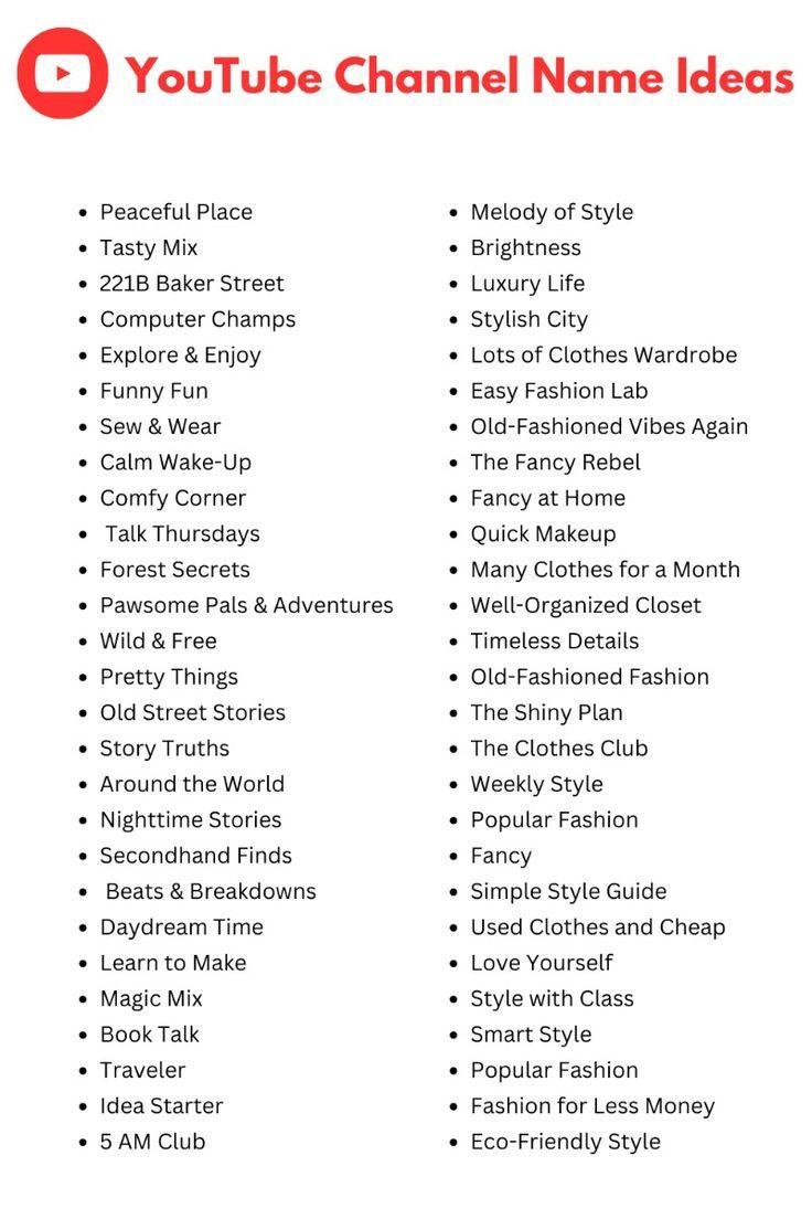Understanding the Importance of a Strong YouTube Channel Name
