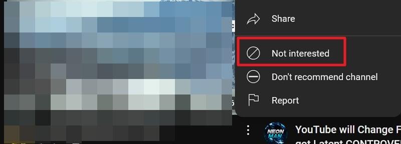 Understanding the Don’t Recommend Feature on YouTube